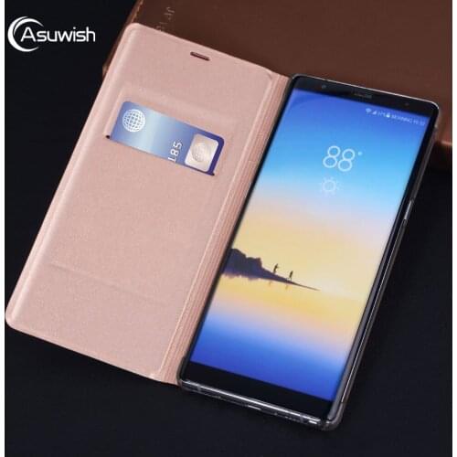 Flip Cover Leather Wallet Phone Case For Samsung Galaxy S9 Plus S 9 S9plus 9s 9plus 9splus Galaxys9 GS9 SM G960F G965F SM-G960F
