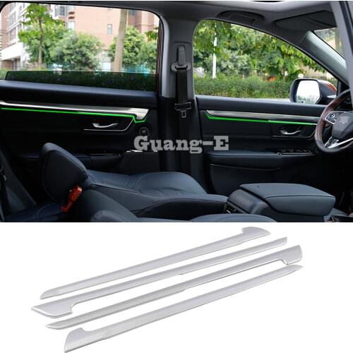 Hot Sale For Honda CRV CR-V 2017 2018 2019 2020 Car Inside Door Panel Strip Cover Inner Edge Sticker Trim Panel Frame Molding
