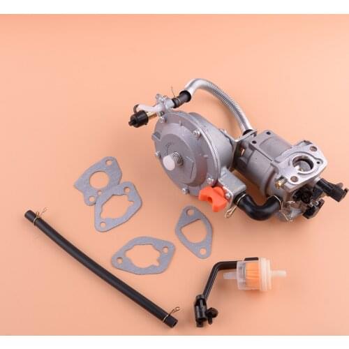 7pcs/set Metal Dual Fuel Carburetor LPG NG Conversion fit for GX160 GX200 168F 170F 8-9HP 2KW-6.5KW Generator