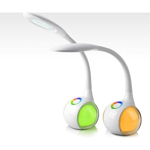 [Seven Neon]Fashipn 34pcs 3528 leds 5W touchable colorful light led desk lamp,led desk child reading lamp