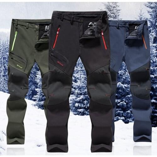 2021 Mens Autumn Winter Travel Pants Hiking Outdoor Pants Fashion Waterproof Fishing Trousers Oversize Camping Run Casual Pants