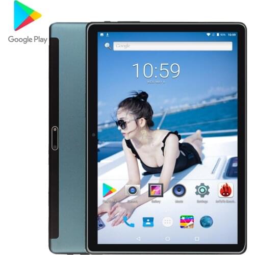 NEW 10 inch Tablet Android 9.0 32GB ROM Octa core 2.5D Glass Screen Wifi GPS Google Market 3G Phone Call Dual SIM child Tablet