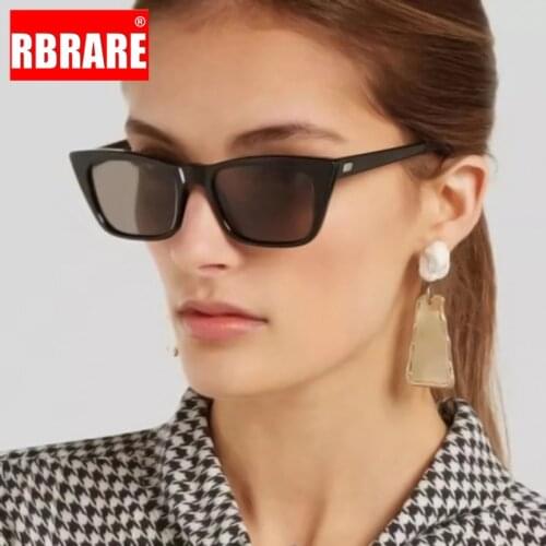 RBRARE Vintage Cat Eye Sunglasses Women Retro Gradient Shades Glasses Cateye Gafas De Sol Mujer Luxury Brand Shades for Women