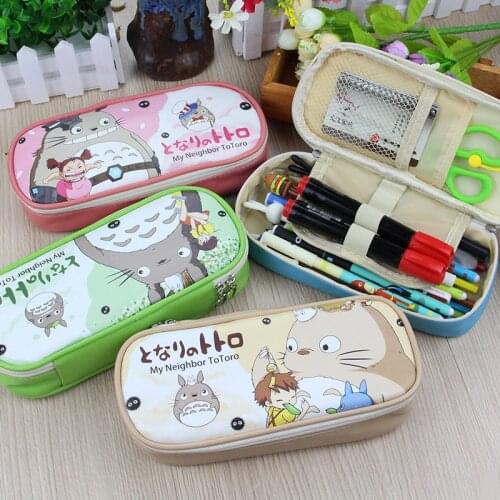 1Pcs Kawaii Pencil Case Cartoon Flamingo Cat Gift Estuches School Pencil Box Pencilcase Pencil Bag School Supplies Stationery
