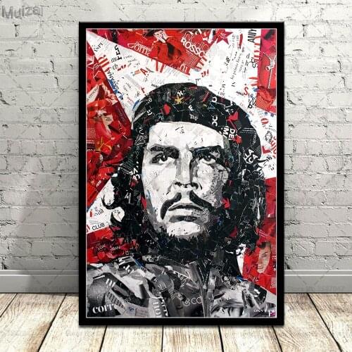 Che Guevara Poster History Man Canvas Painting Posters and Prints Wall Art Picture for Living Room Home Decor