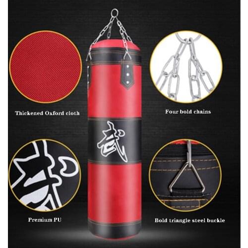 Adult Sanda Hanging Boxing Punching Bag, Childrens Martial Arts Fighting Training Punching Bag [Buy one get 12 hollow models]