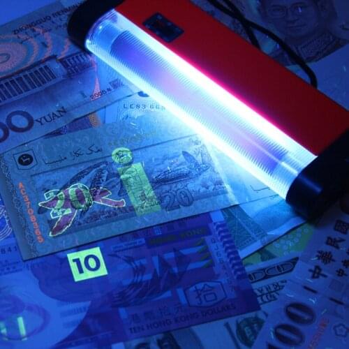 2 in 1 portable fake money detector hand-hold UV lamp LED flashlight counterfeit currency detector counterfeit currency Detector