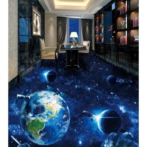 PVC Glacier Penguin 3D Stereo stereo non-slip waterproof self-adhesive 3D floor sticker tiles bathroom 3D wallpaper