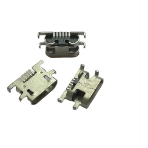 100pcs/lot Micro USB Jack Connector Heavy plate Female 5pin Charging Socket For Sony Xperia M C1904 C1905 Y515 V880 C2004 C2005