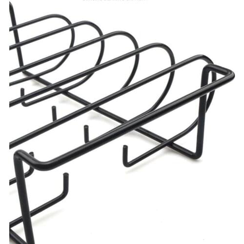 Ribs Grill Rack,BBQ Grill Non-Stick Rib Rack, fits Spare Rib/Back Rib from Whole Foods Perfectly,Rib Rack for Smoking