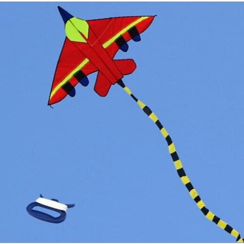 Outdoor Fun Sports NEW Plane /Aircraft Kite / Fighter With Handle And Line Good Flying For Kids