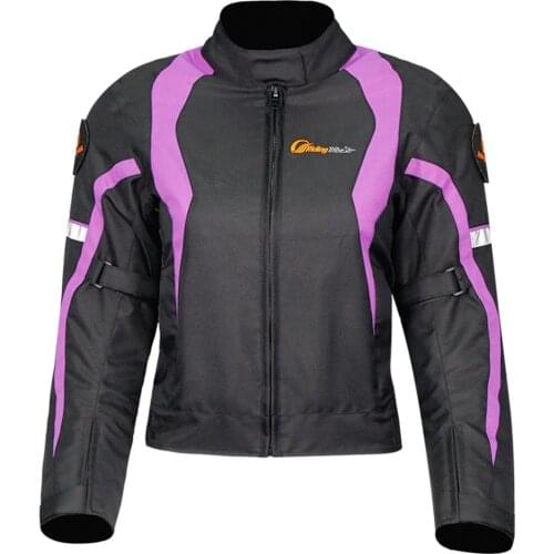 Woman Motorcycle Waterproof Jackets Female Riding Jacket Motorbike Protection Racing Slim Warm Jacket