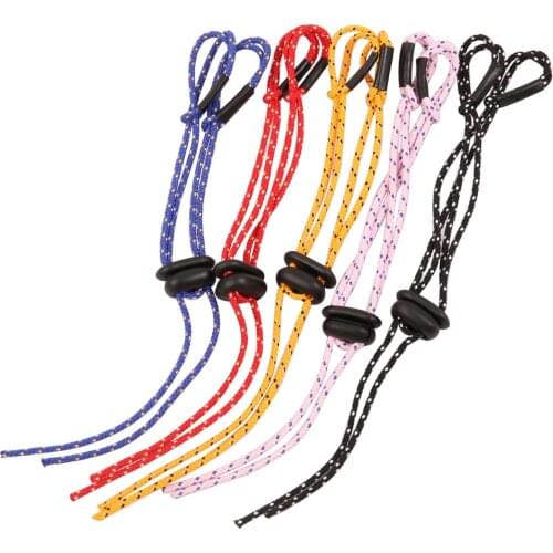 2PCS Archery Finger Sling Adjustable for Recurve Bow Accessories Handcraft - 5 color Options