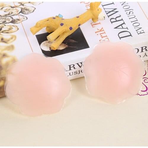3/2/1pair Silicone Women Nipple Cover Bra Reusable Breast Petals Intimates Accessories Invisible Breast Pads Breast Sticker