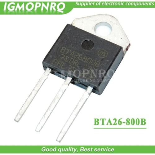 5pcs BTA26-800B BTA26800B BTA26-800 BTA26-800B Triacs 25 Amp 800 Volt TO-3P new original