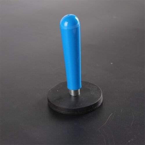 60pcs D43mm pulling force 8KG detachable handle strong neodymium auto film fasteners rubber wrapped,scratch-resistant magnet