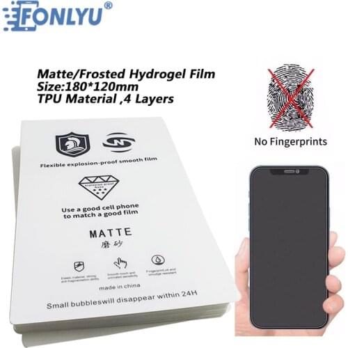 FONLYU Anti Fingerprint Hydrogel Film Hydrolic Sheet For realme Screen Protector For Cutting Machine Plotter DIY Skin Film