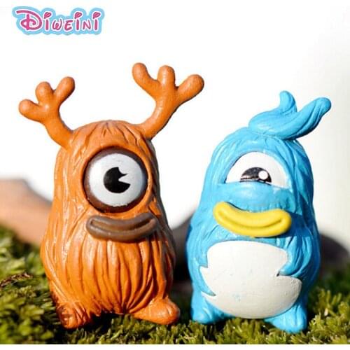 Tree Monster Model Mini Toys Figurines Wedding Doll Miniatures Couple home Garden Decoration Girl toy DIY accessories gift