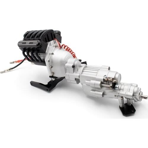 KYX DIY V8 Gear transimission box for 1/10 scx10-ll 90046 fit 36mm motor