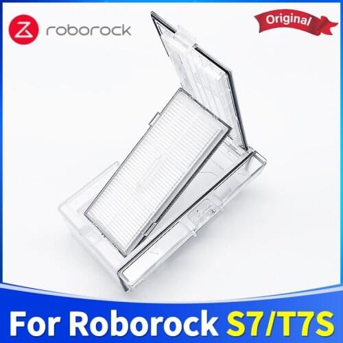 Original Dustbin Box with Filter Spare Parts for XIAOMI Roborock S7 S7MAXV T7S T7S Plus Sweeper Robot Vacuum Cleaner Assembly wi