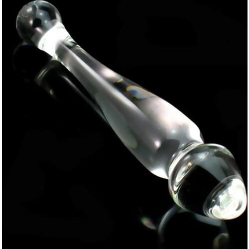Glass Dildo Dilddo for Women Crystal Masturbator for Moman Glass Pleasure Wand Crystal Glass Anal Butt Plug Dildo Sex Product
