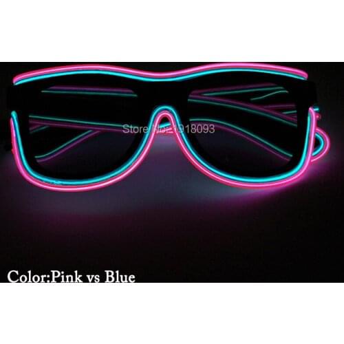 DC-3V Steady on Inverter LED Strip EL Wire Flashing light Glasses EL wire rope cable for Wedding Festival Party Supplies