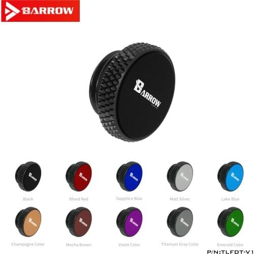 Barrow black multicolor aluminum alloy sandblasted version hand screw type water stop lock TLFDT-V1