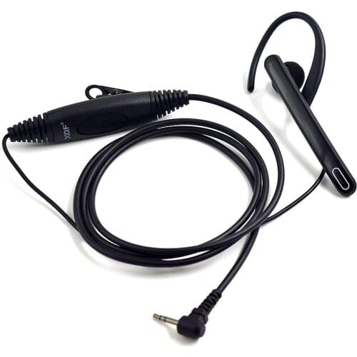 XQF 1 Pin Clip Ear Earpiece Headset Mic PTT for Motorola Talkabout Radio TLKR T80 T5410 T5720 XTR446 Walkie Talkie Accessories