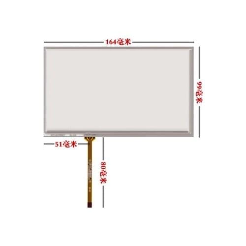 10 pcs/lot new 7 inch touch screen 164*99 AT070TN94 AT070TN93 AT070TN92 AT070TN90 industrial hand-written screen 164MM*99MM