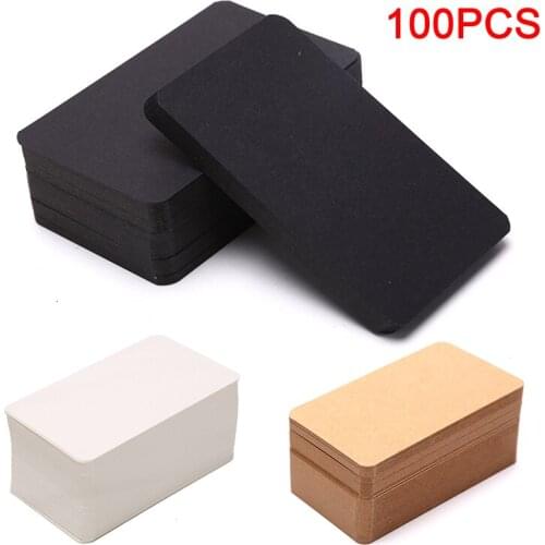 100PCS 9*5.4cm Playing Card Blank Hard Paper Card Paper DIY Board Game Postcard Handmade