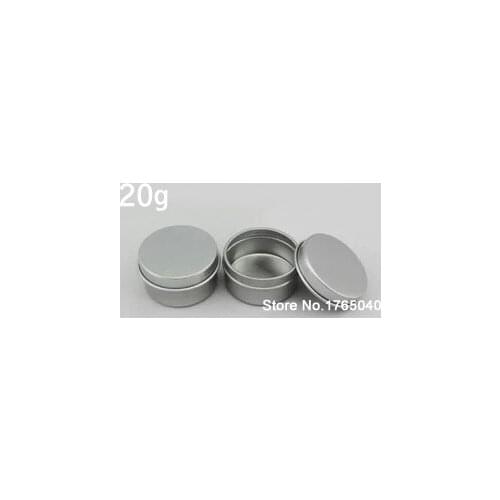 20g Ointment Containers Cosmetics Sample Aluminium Containers Small Empty Skin Care Cream Sample Packaging Jars Bottles