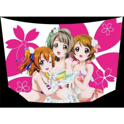 Anime Sticker Decal Love_Live Car Hood Vinyl stickers Rally Drift Ralliart sticker Auto Accessories For Suzuki Peugeot Jaguar