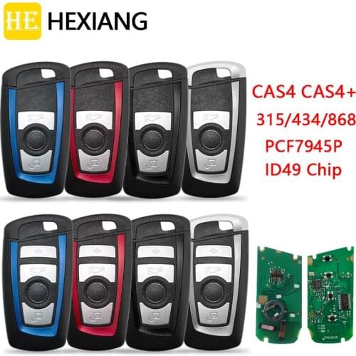 HE Xiang Car Remote Key For BMW F30 F25 F20 1 3 5 7 Series 2009-2016 CAS4 CAS4+ FEM/BDC 315 434 868Mhz ID49 Auto Smart Control