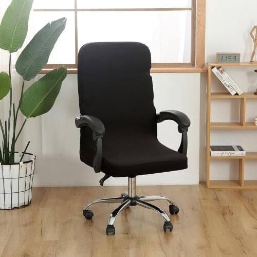 Office Stretch Spandex Chair Covers Anti-dirty Computer Seat Chair Cover Removable Slipcovers For Office Seat Chairs M/L Size