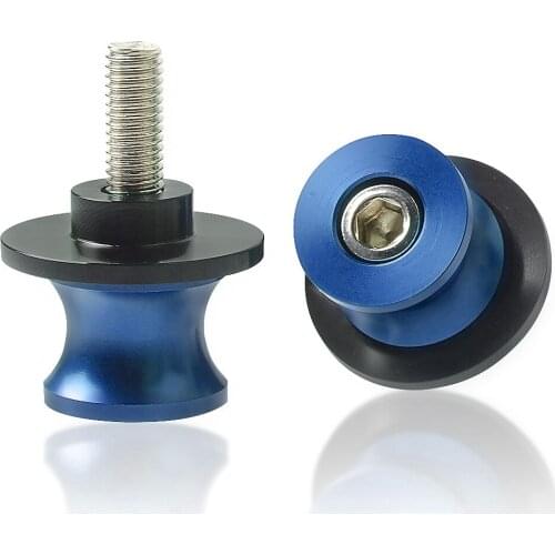 For YAMAHA NMAX 155 NMAX125 N-MAX 155 NMAX 125 2PCS 6MM M6 2021 Motorcycle SwingArm Sliders Spools CNC Swing Arm Stand Screw