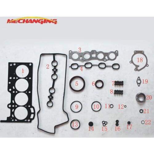 Customized LOGO For DAIHATSU TERIOS (J1) SIRION (M1) YRV K3-VE K3 K3-VE2 metal Engine Gasket Full Set 04111-97403-000 50231000