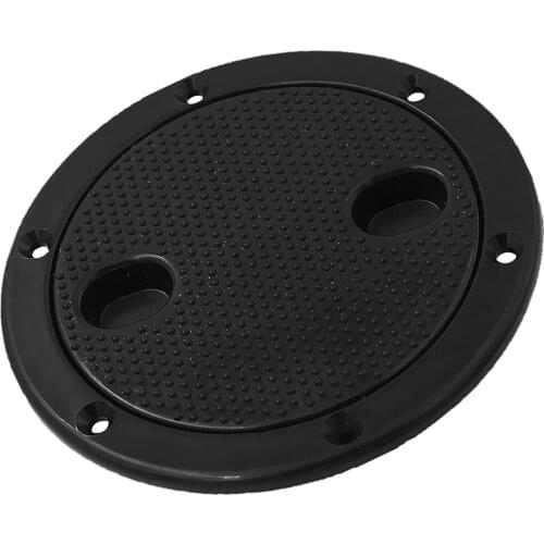 MagiDeal Marine Boat Round Deck Access Plate 6" Hardware Fits 6 Inch ID Hole
