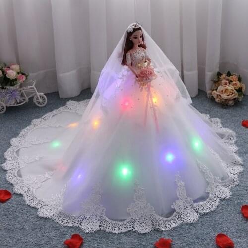 Princess Dolls Toys For Girls Large Skirt With Light Dolls Reborn Doll Toy Girl Reborn Doll 2021 Gift Toys For Children