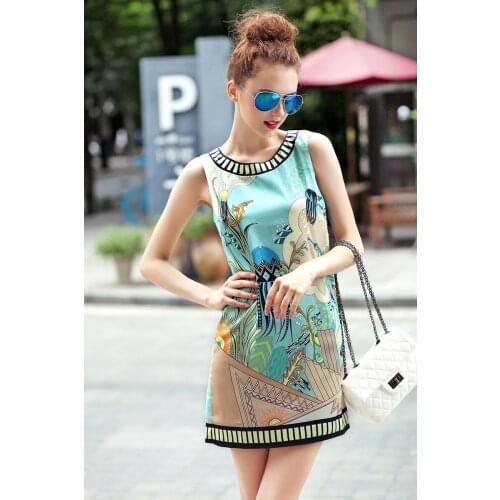 LOIEJIAOHUI Summer Dresses With Print