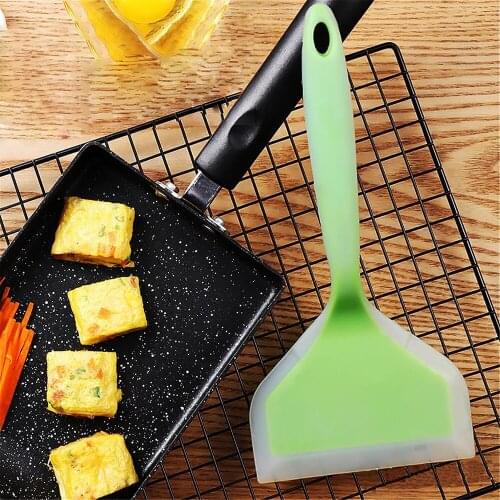 Shovel Non-stick Pot Shovel Silicone Jade Pot Shovel Thick Egg Spatula Frying Pan Shovel Home Cooking Utensils Kitchen Scraper