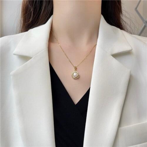 Женские ожерелья из жемчуга Migofans China At AliExpress