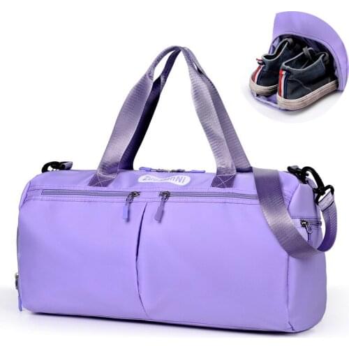 New Womens Yoga Bag Large Capacity Travel Bag Mens Swimming Dry Wet Separation Fitness Bag 2021