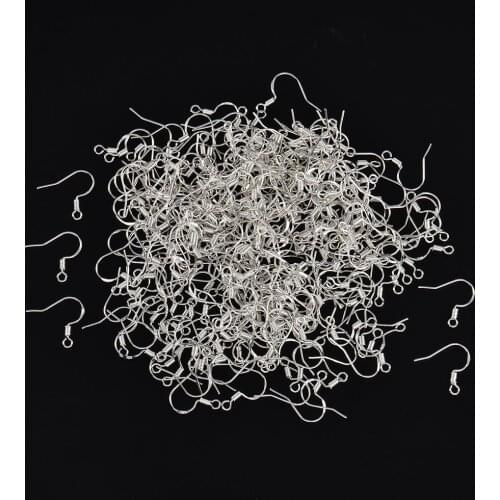 2020 NEW 50Pcs/Package Plated DIY Earring Hooks Ball Jewelry Accessory Ear Wire Jewelry Making Needlework Wholesale