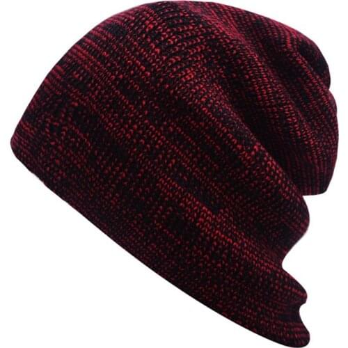 New fashion simple Autumn and winter knit bouncy hat comfortable warm simple vintage wild Earmuffs adjustable unisex trend hat