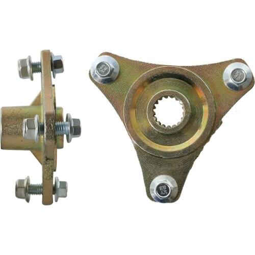 Pair 3 Stud 78mm 17T Rear Axle Wheel Hubs for Go Kart Racing Mini Bike ATV