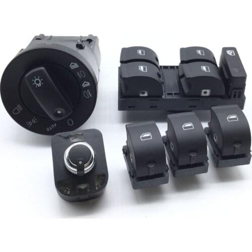 Window Headlight Mirror Control Switch For AUDI A4 S4 B6 B7 RS4 SEAT Exeo 8E0959855/8E0959851/8E0941531B/4F0959565/8E0 941 531 B