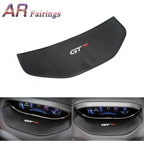 Inner Dashboard Display Non-Slip Car Anti-Dirty Pad Anti Slip Mat Cover For Peugeot 3008 GT 2016 2017 2018 2019 / 5008 GT 17-19
