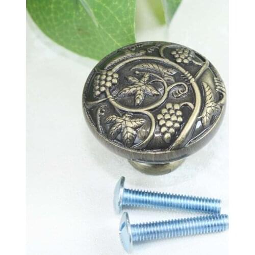 Drawer knob pull handle antique brass dresser cupboard door pull knob bronze kitchen cabinet furniture door handle knob