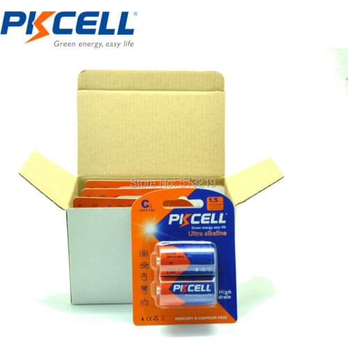 12PCS/6Card 1.5V AM-2 LR14 MN1400 E93 C size Alkaline Battery Superior R14P UM2 For Loudspeaker,Gas Cooker,Water Heater