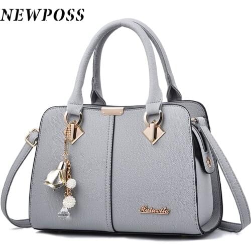 Newposs Famous Designer Brand Bags Women Leather Handbags 2021 Luxury Ladies Hand Bags Purse Fashion Shoulder Bags